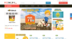 Desktop Screenshot of petshop18.com